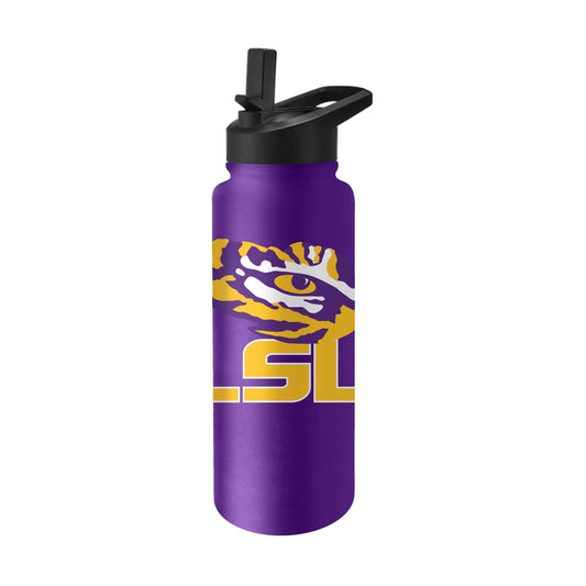 LSU 34oz Campus Color Stainless Quencher Bottle - Logo Brands - Flyclothing LLC