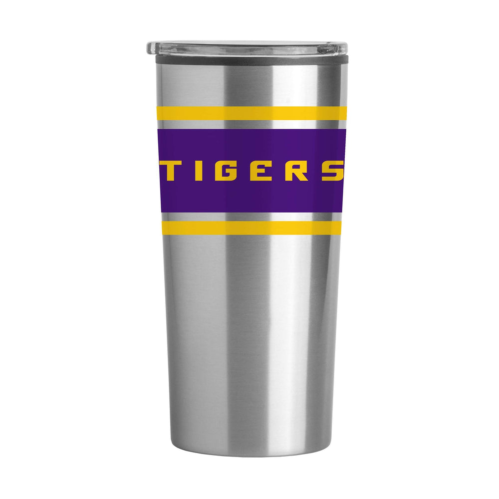 LSU Stripe 20 oz Fusion Tumbler - Logo Brands - Flyclothing LLC