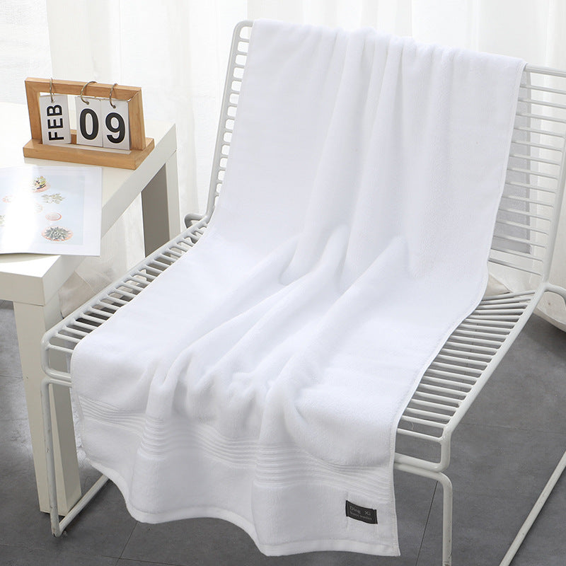 Pure Cotton 500g Bath Towel Thickened Soft Absorbent Hotel Beauty Salon Gift Large Towel Manufacturer Wholesale Custom Logo - My Store - Flyclothing LLC