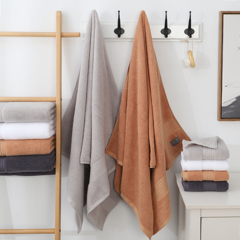 Pure Cotton 500g Bath Towel Thickened Soft Absorbent Hotel Beauty Salon Gift Large Towel Manufacturer Wholesale Custom Logo - My Store - Flyclothing LLC