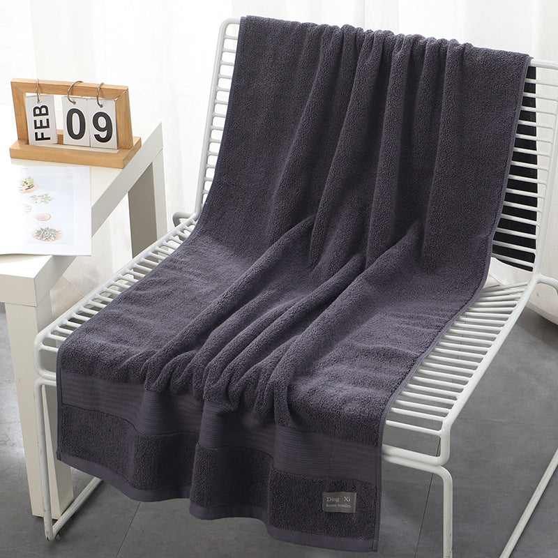 Pure Cotton 500g Bath Towel Thickened Soft Absorbent Hotel Beauty Salon Gift Large Towel Manufacturer Wholesale Custom Logo - My Store - Flyclothing LLC
