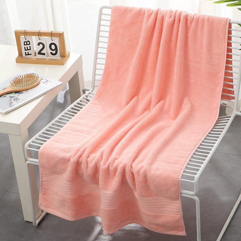 Pure Cotton 500g Bath Towel Thickened Soft Absorbent Hotel Beauty Salon Gift Large Towel Manufacturer Wholesale Custom Logo - My Store - Flyclothing LLC