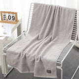 Pure Cotton 500g Bath Towel Thickened Soft Absorbent Hotel Beauty Salon Gift Large Towel Manufacturer Wholesale Custom Logo - My Store - Flyclothing LLC