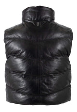 Ellen OS Leather Vest - Reversible - mauritiusleather - Flyclothing LLC