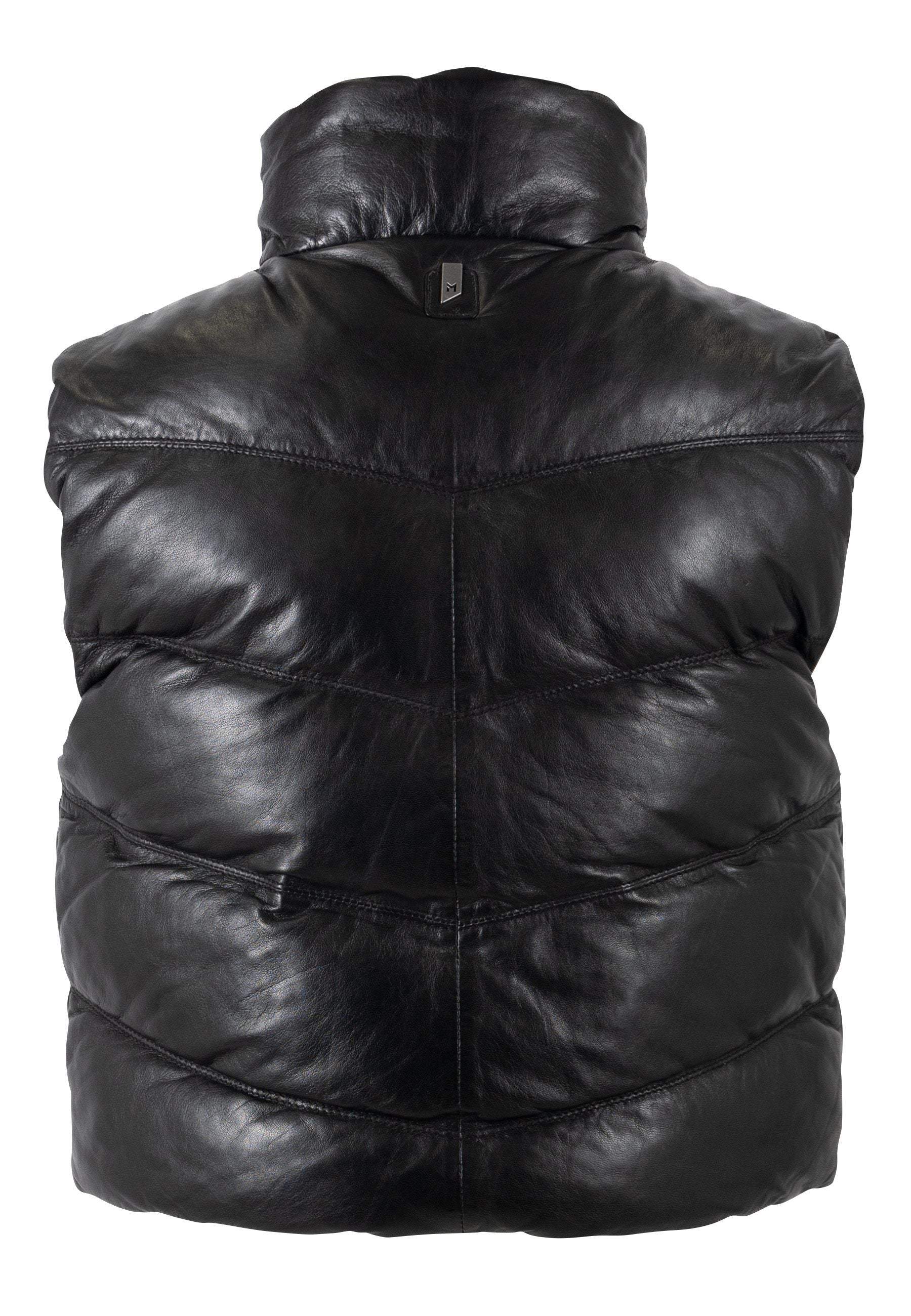 Ellen OS Leather Vest - Reversible - mauritiusleather - Flyclothing LLC