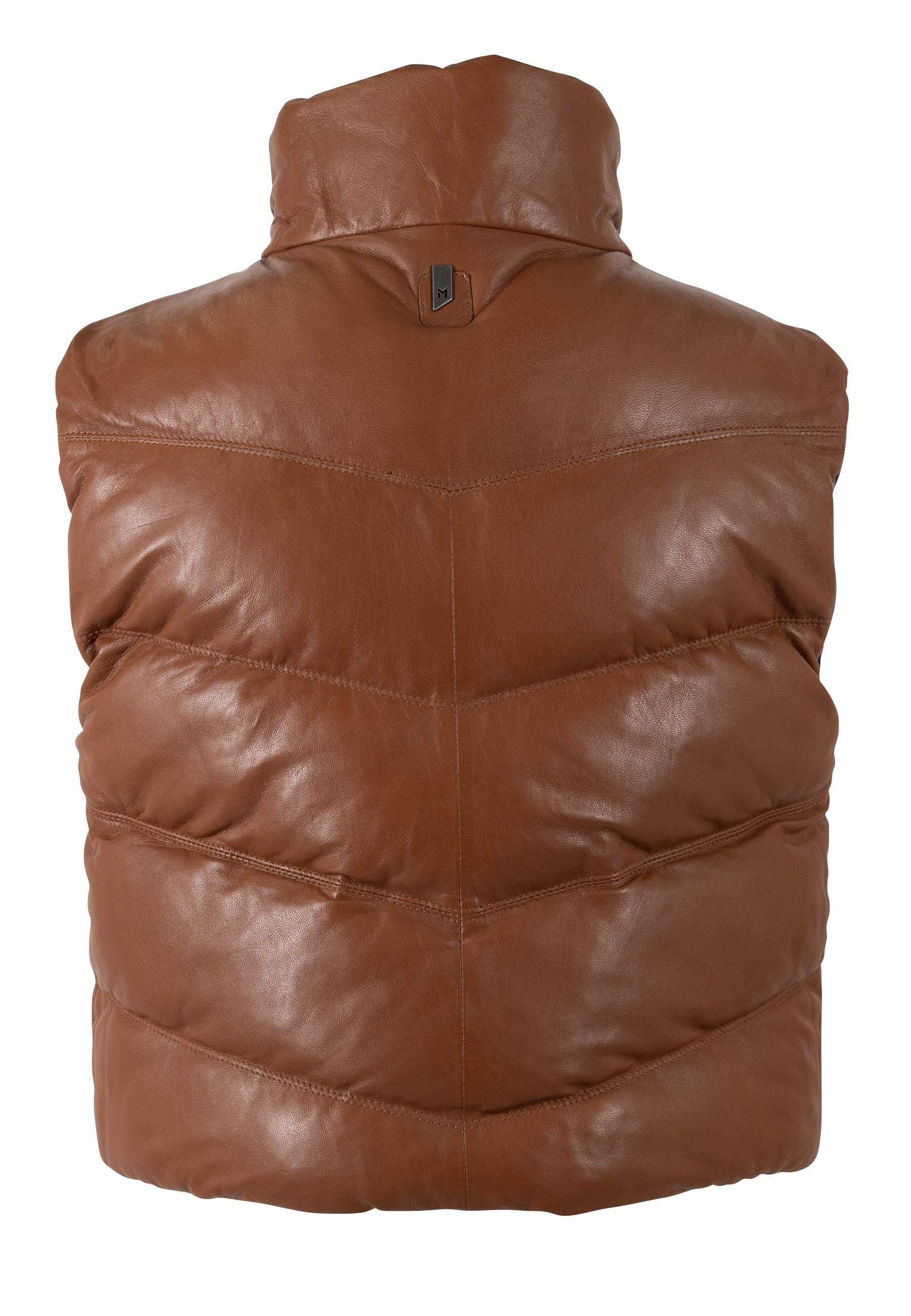 Ellen OS Leather Vest - Reversible - mauritiusleather - Flyclothing LLC