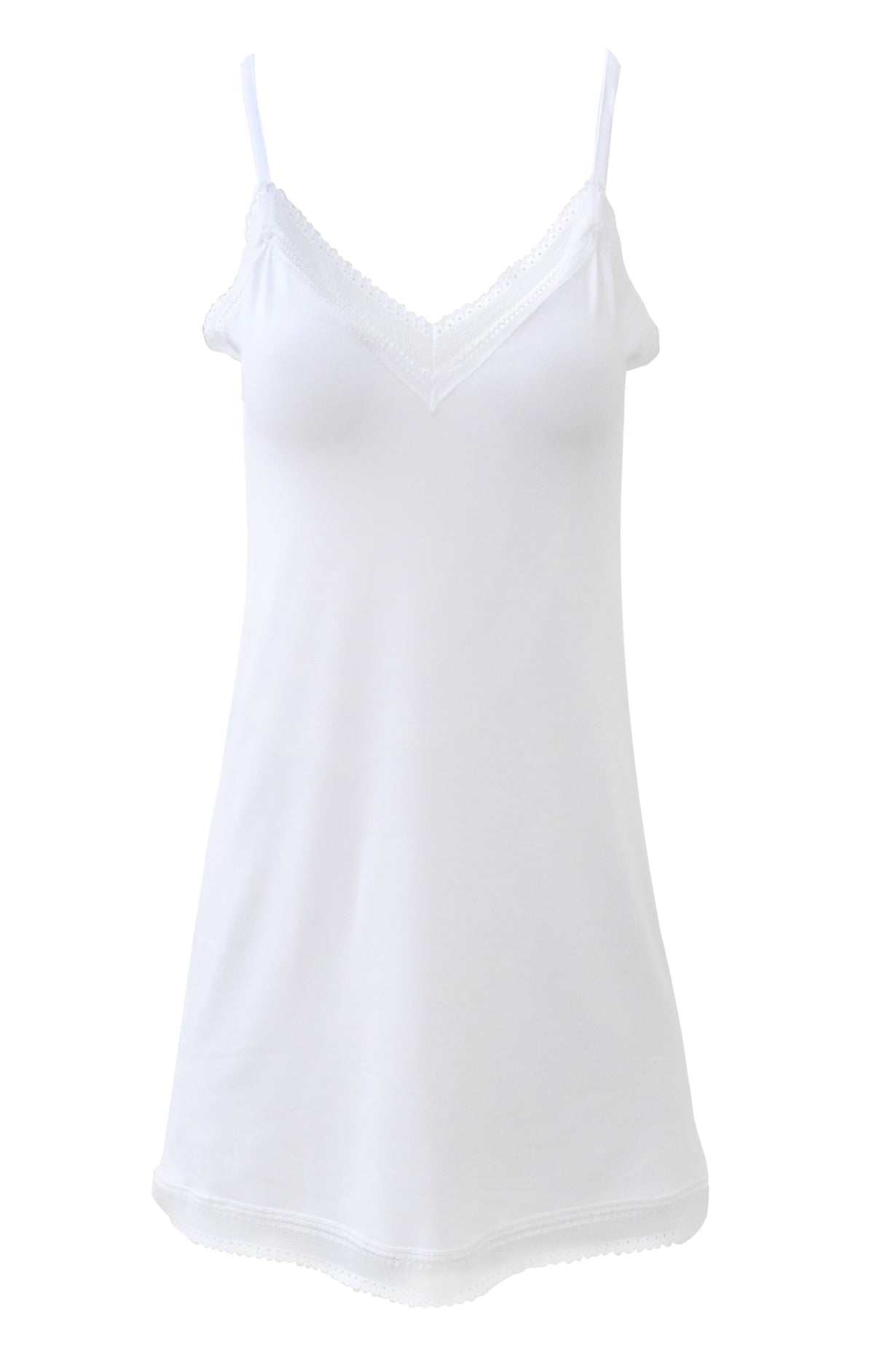 EGI Luxury Viscose Women's Lace-Trimmed Full Slips Chemise. Proudly Made in Italy (1629) - tittimitti - Flyclothing LLC