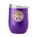 LSU Vault 16oz Powder Coat Curved Beverage - Logo Brands - Flyclothing LLC