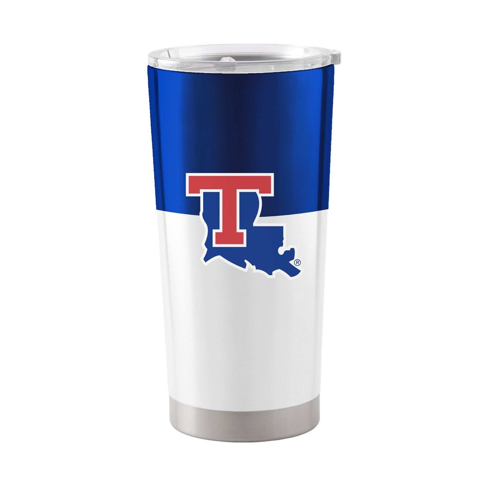 Louisiana Tech 20oz Colorblock Stainless Tumbler - Logo Brands - Flyclothing LLC