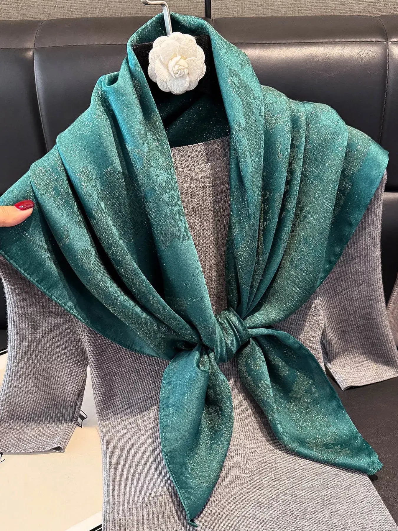 Lightweight Silk Scarf - Trendsi - Flyclothing LLC
