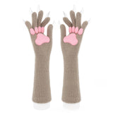 Halloween Silicone Meat Mat Long Gloves