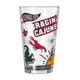 Louisiana Lafayette 16oz Native Pint Glass - Logo Brands - Flyclothing LLC