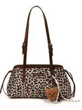 Leopard Adjustable Strap Shoulder Bag - Trendsi - Flyclothing LLC