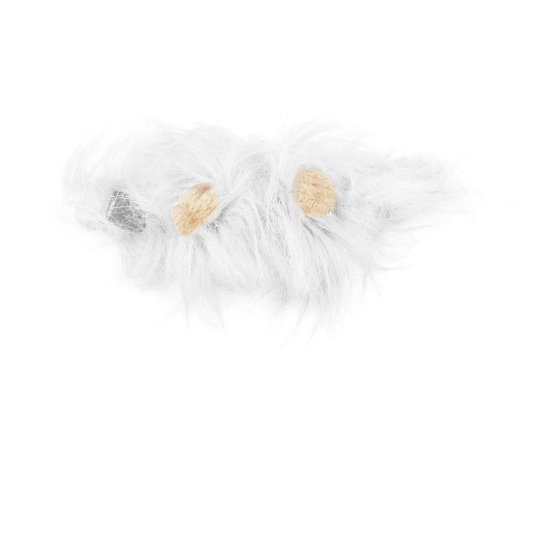 Funny Pet Hat For Small Dogs Cats Hat Emulation Lion Hair Mane Ears Head Cap Scarf Pet Halloween Festival Costume - My Store - Flyclothing LLC
