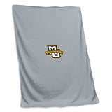 Marquette Gray Screened Sweatshirt Blanket - Logo Brands - Flyclothing LLC