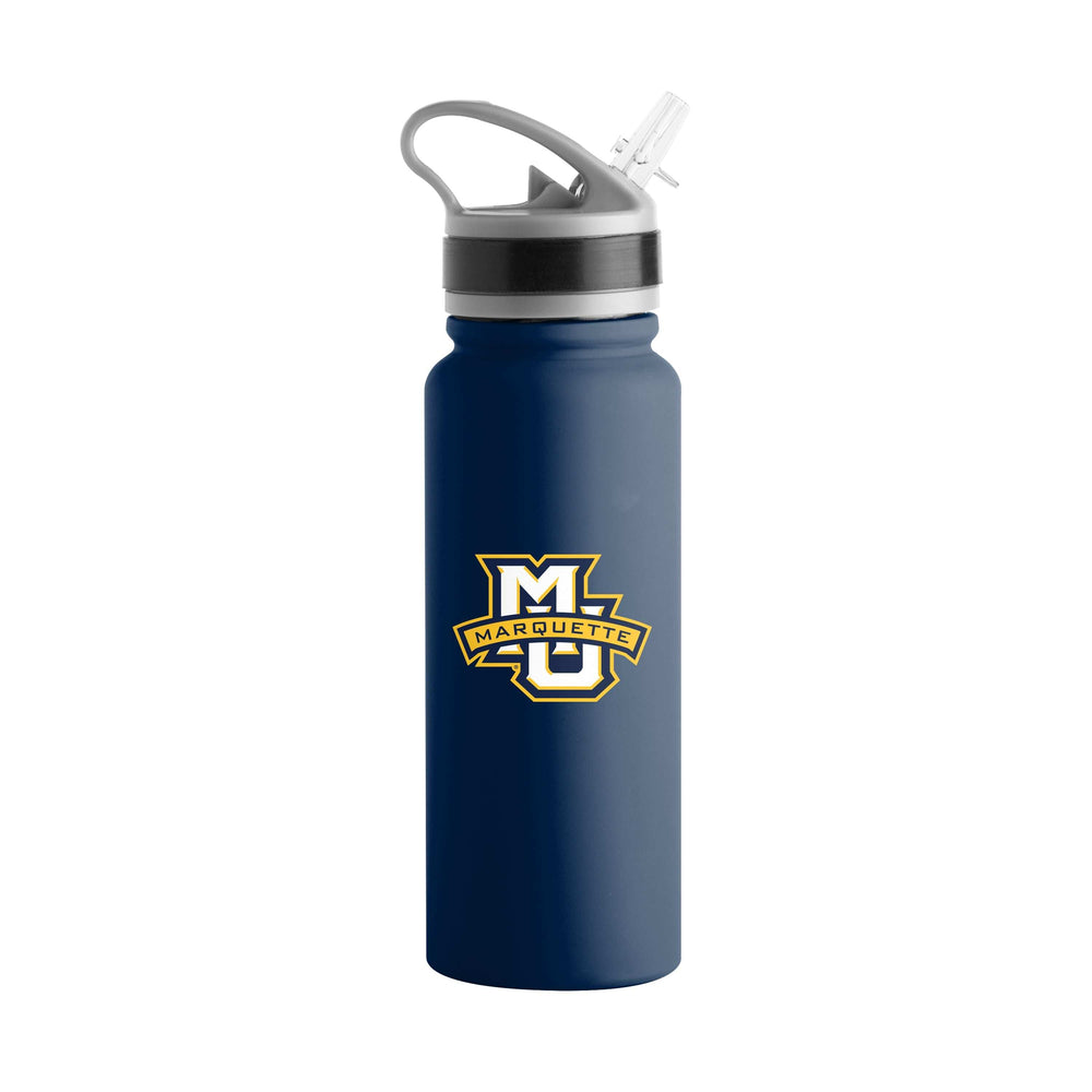 Marquette 25oz Campus Color Letterman Stainless Single Wall Flip Top Bottle - Logo Brands - Flyclothing LLC