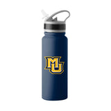 Marquette 25oz Logo SingleWall FlipTop Bottle - Logo Brands - Flyclothing LLC