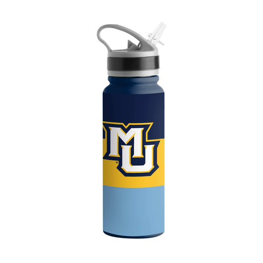 Marquette Large Stripe 25oz SingleWall FlipTop Bottle - Logo Brands - Flyclothing LLC