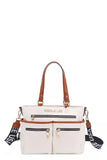 Nicole Lee USA Multi-Compartment Convertible Tote Bag - Trendsi - Flyclothing LLC