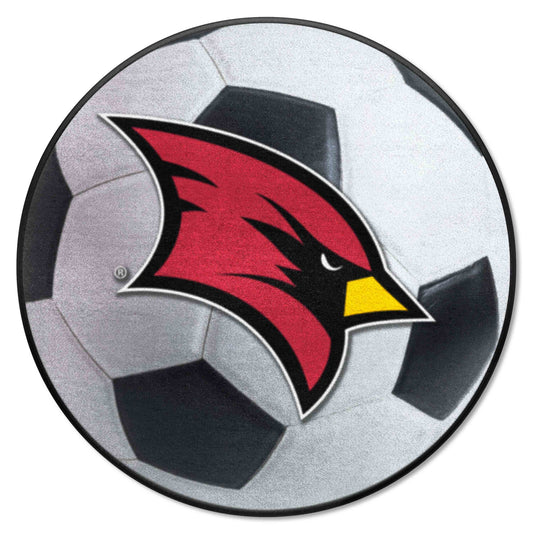 Saginaw Valley State Cardinals Soccer Ball Rug - 27in. Diameter