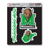 Marshall University Decal 3-pk