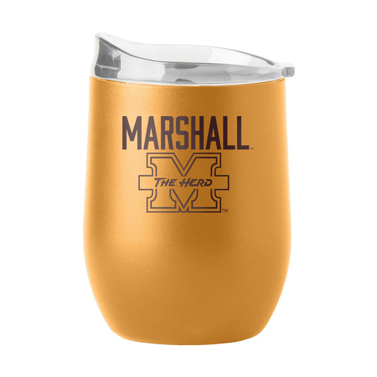 Marshall 16oz Huddle Powder Coat Curved Bev - Logo Brands - Flyclothing LLC
