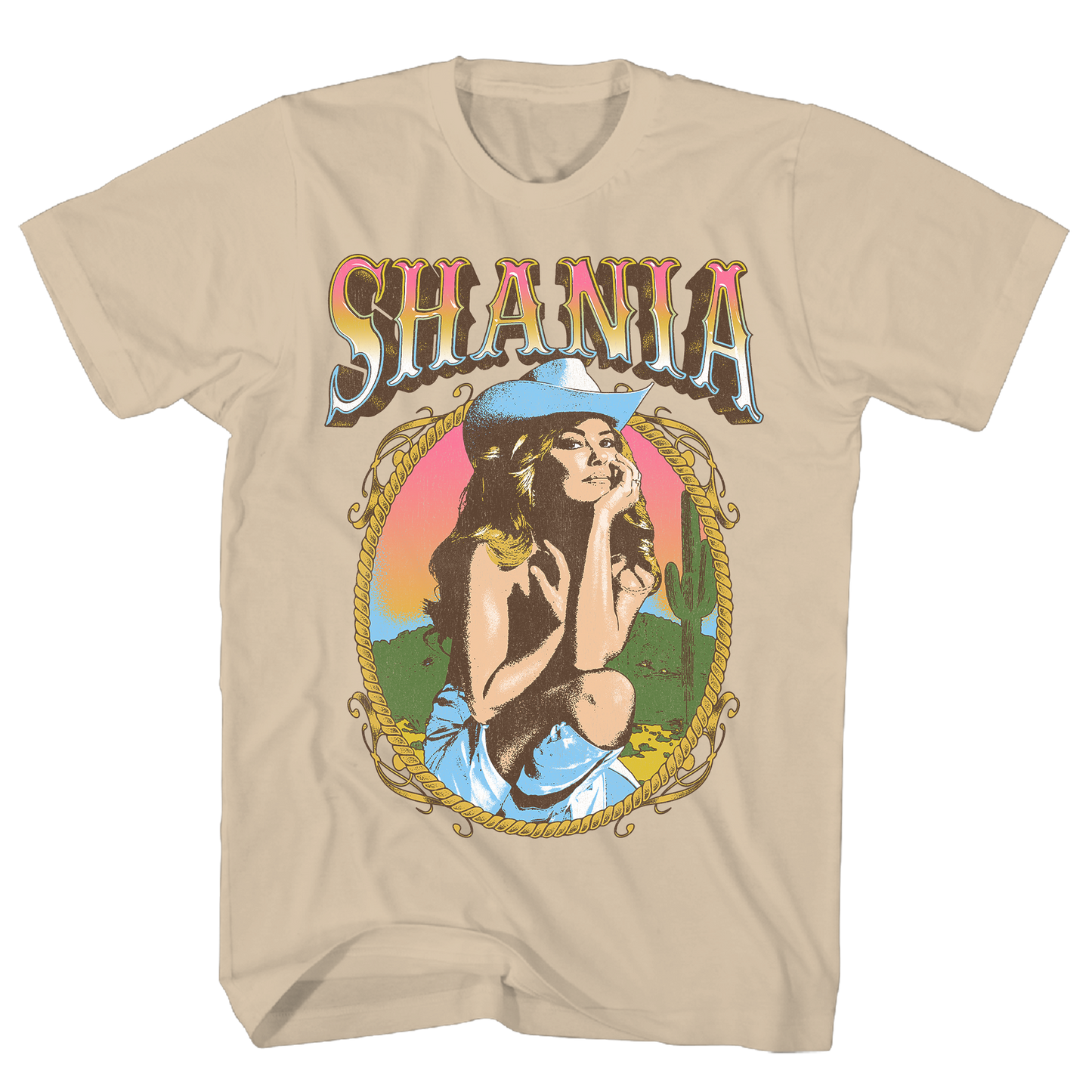SHANIA TWAIN COWGIRL SAND T-SHIRT/S