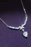 1 Carat 925 Sterling Silver Moissanite Necklace - Trendsi