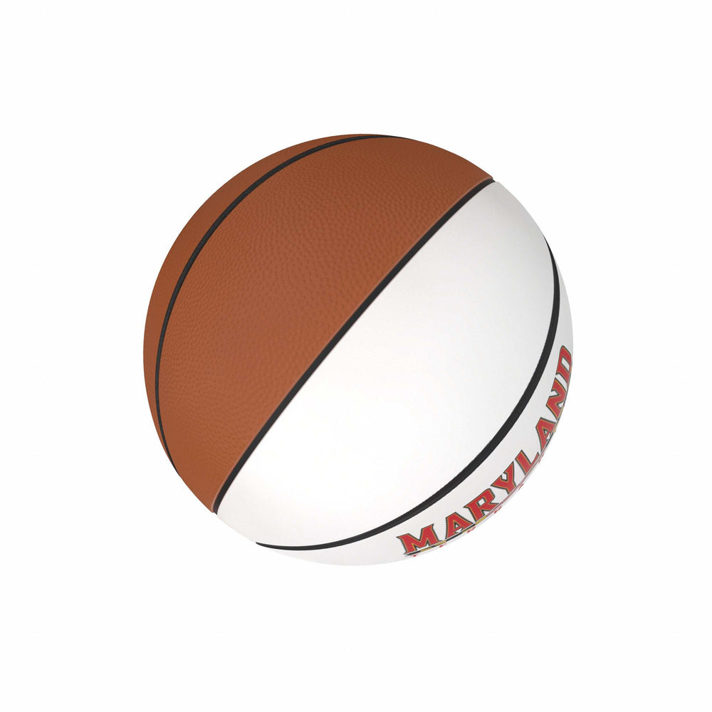 University of Maryland Composite Brown Mini Size Autograph Basketball f/ Primary Wdmk - Logo Brands - Flyclothing LLC