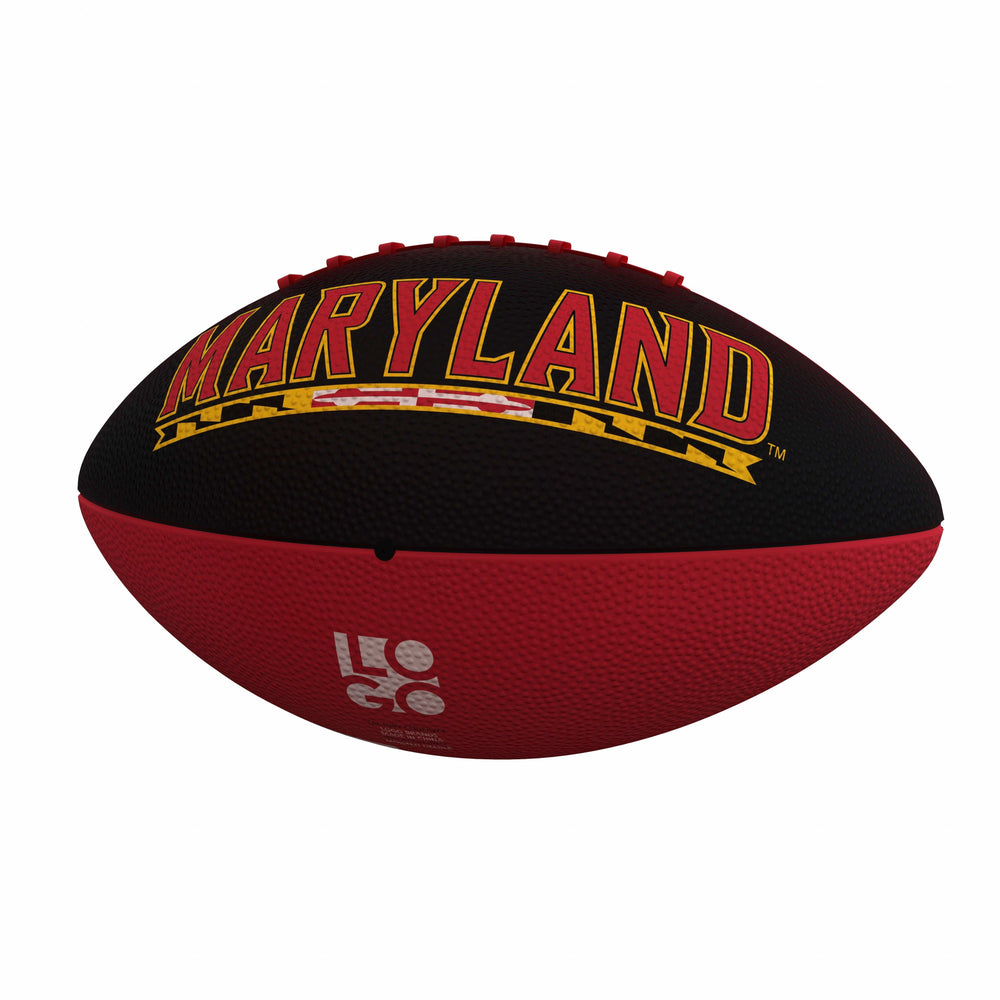 Maryland Pinwheel Junior Size Rubber Football - Logo Brands - Flyclothing LLC