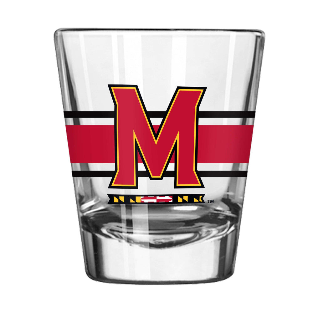 Maryland 2oz Stripe Shot Glass - Logo Brands - Flyclothing LLC