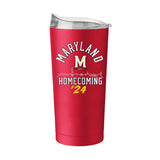 Maryland 2024 Homecoming 20oz Powder Coat Tumbler - Logo Brands - Flyclothing LLC