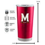 Maryland Gameday 20oz Stainless Tumbler - Logo Brands - Flyclothing LLC