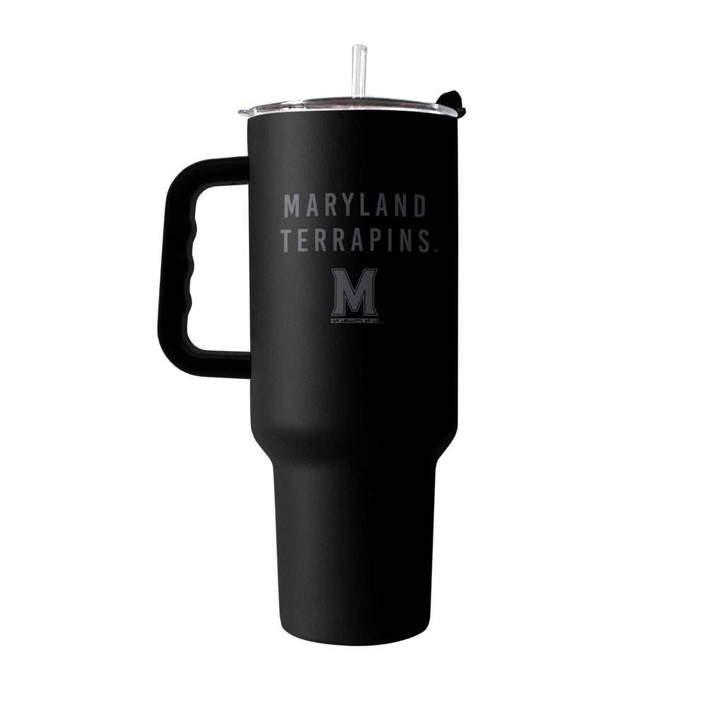 Maryland 40oz Black Tonal Powder Coat Tumbler - Logo Brands - Flyclothing LLC