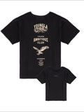 Men's Plus Size Graphic Round Neck Short Sleeve T-Shirt - Trendsi