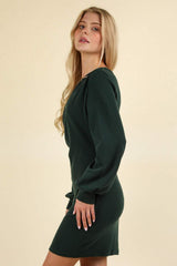VERY J Ruched Detail Bodycon Mini Dress - Trendsi - Flyclothing LLC