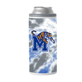 Memphis 12oz Tie Dye Slim Can Coolie - Logo Brands - Flyclothing LLC