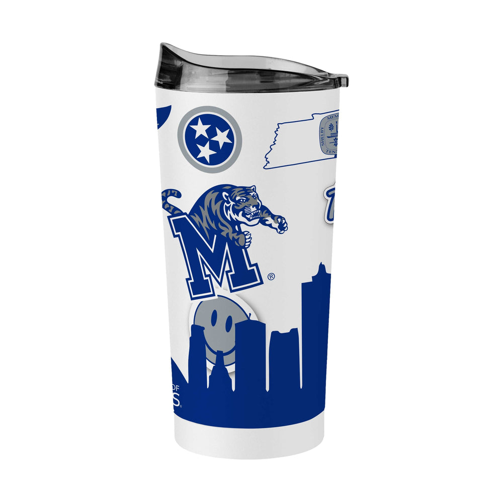 Memphis 20oz Native Powder Coat Tumbler - Logo Brands - Flyclothing LLC