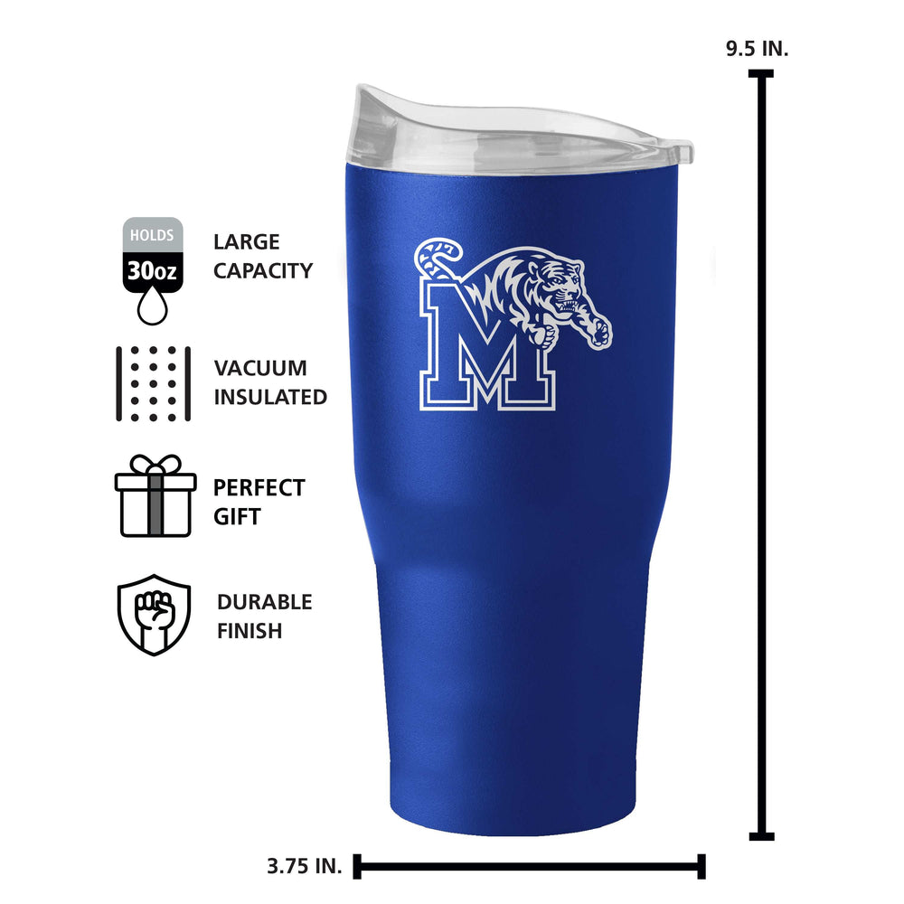 Memphis 30oz Flipside Powder Coat Tumbler - Logo Brands - Flyclothing LLC