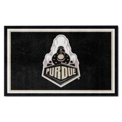 Purdue Boilermakers 4ft. x 6ft. Plush Area Rug, Train Logo - Purdue