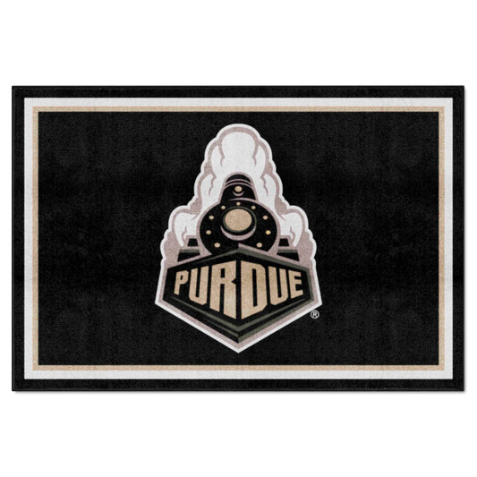 Purdue Boilermakers 5ft. x 8 ft. Plush Area Rug, Train Logo - Purdue