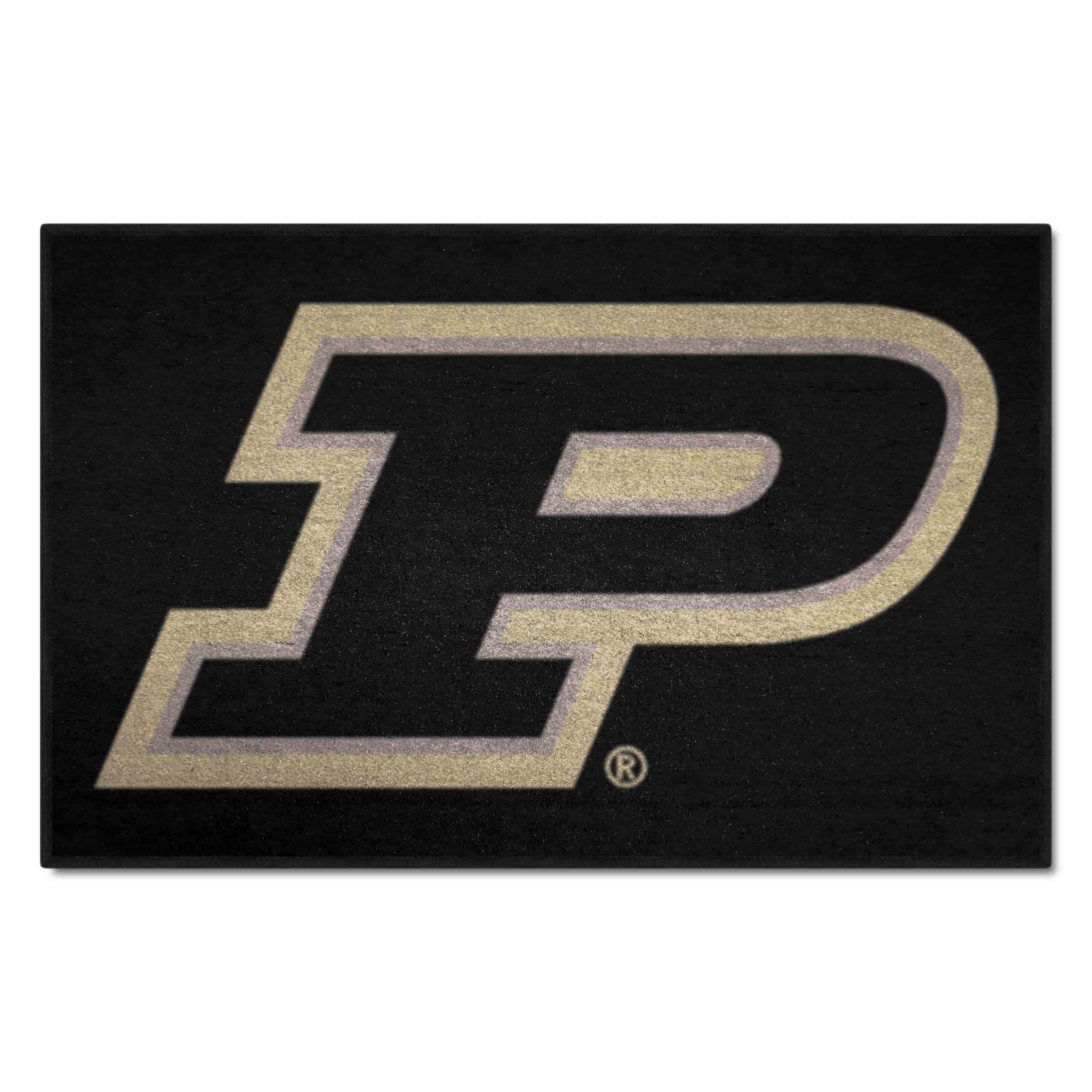 Purdue Boilermakers Starter Mat Accent Rug - 19in. x 30in., P Logo - Purdue