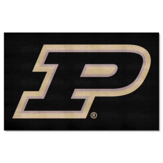 Purdue Boilermakers Ulti-Mat Rug - 5ft. x 8ft., P Logo - Purdue