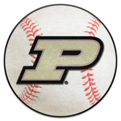 Purdue Boilermakers Baseball Rug - 27in. Diameter, P Logo - Purdue