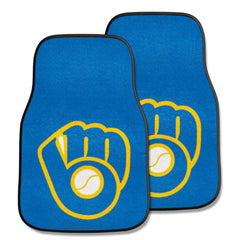 Milwaukee Brewers Front Carpet Car Mat Set - 2 Pieces - Milwaukee Brewers