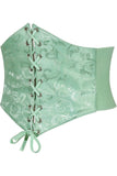 Daisy Corsets Lavish Mint Green Brocade Corset Belt Cincher