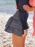 Layered Mini Skirt - Trendsi - Flyclothing LLC