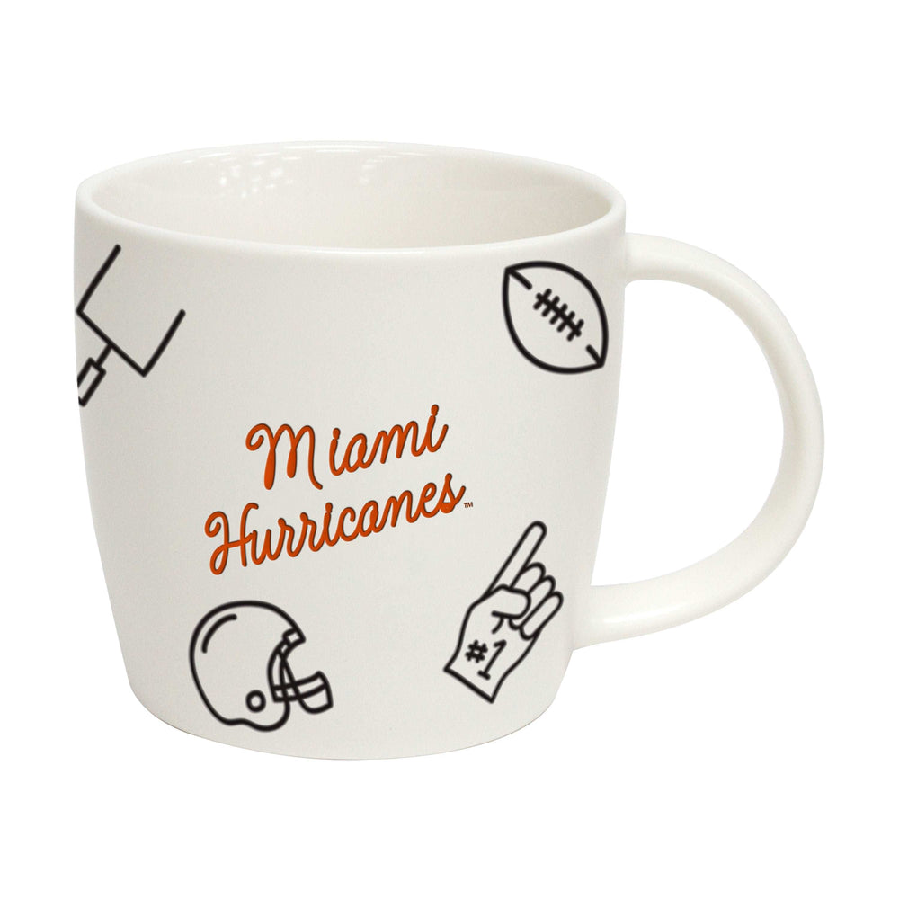 Miami 18oz Playmaker Mug - Logo Brands - Flyclothing LLC