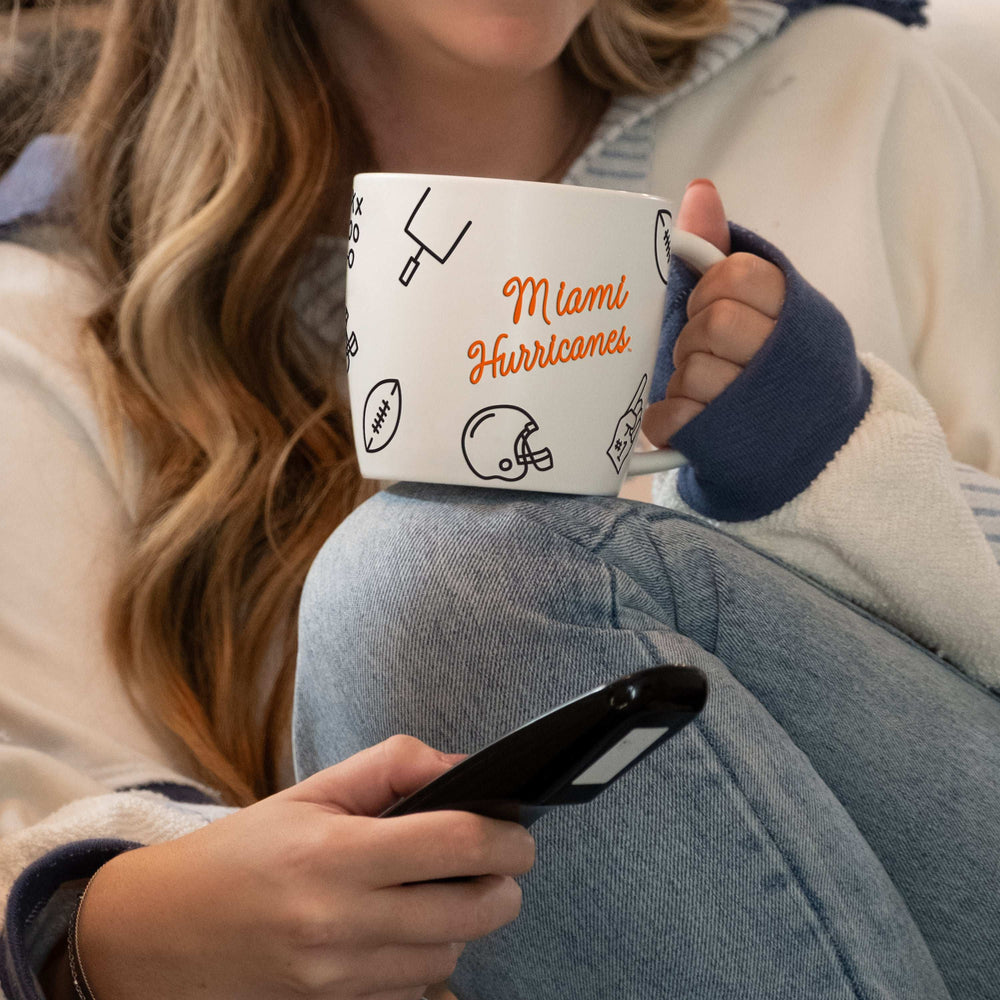 Miami 18oz Playmaker Mug - Logo Brands - Flyclothing LLC