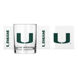 Miami 14oz Gameday Rocks Glass - Logo Brands - Flyclothing LLC